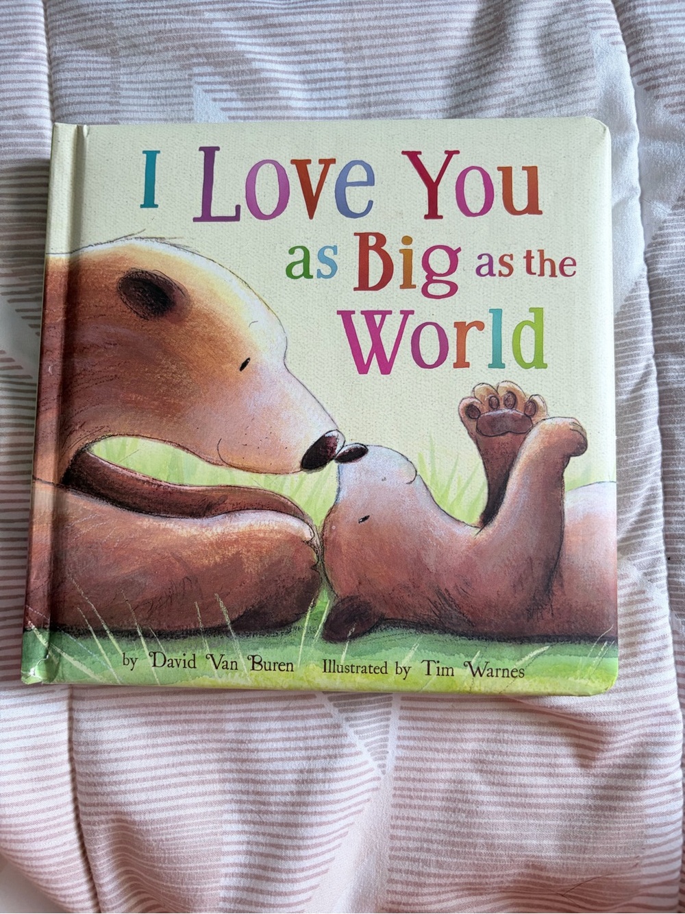 I Love You as Big as the World - toddler board book